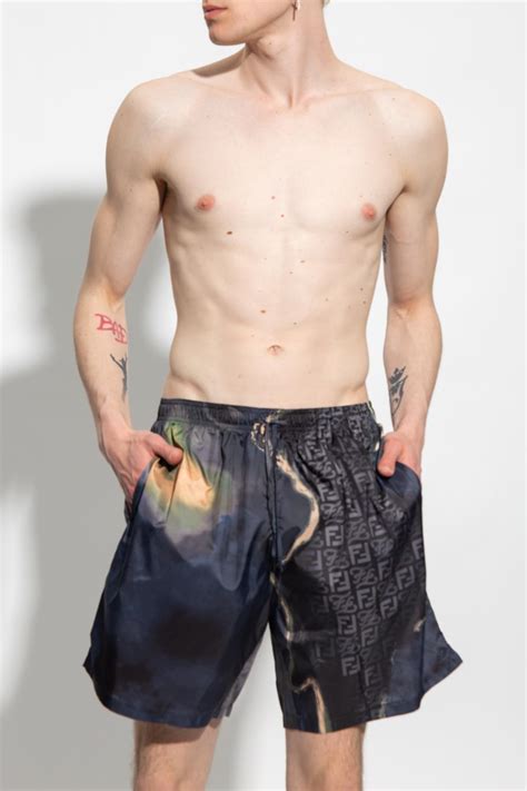 fendi mens swimming shorts|Fendi swim shorts water reveal.